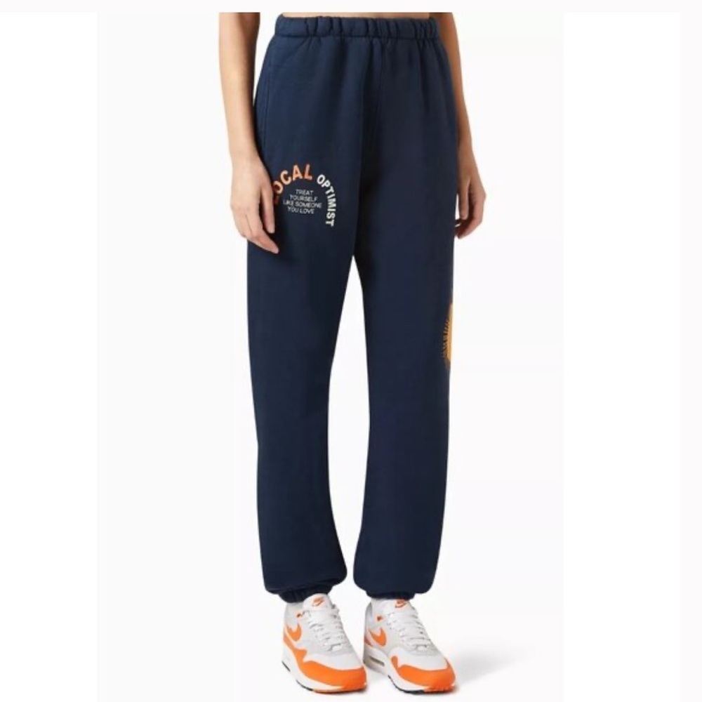 Madhappy navy blue sweatpants 100% cotton local optimist m medium - Picture 1 of 8